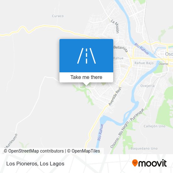Mapa de Los Pioneros