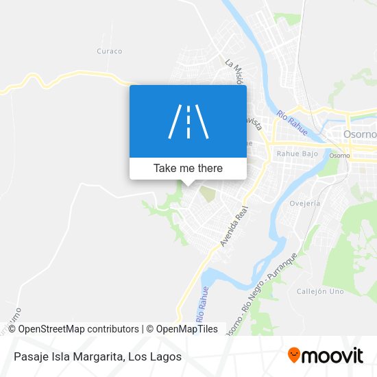Mapa de Pasaje Isla Margarita