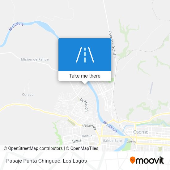 Pasaje Punta Chinguao map