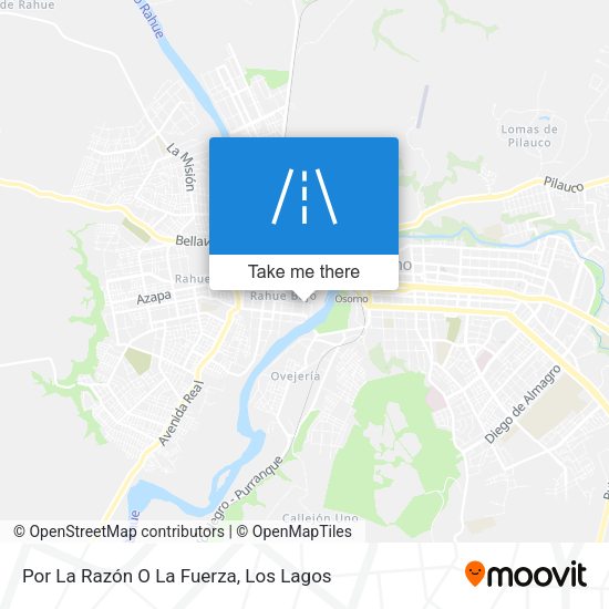 Por La Razón O La Fuerza map