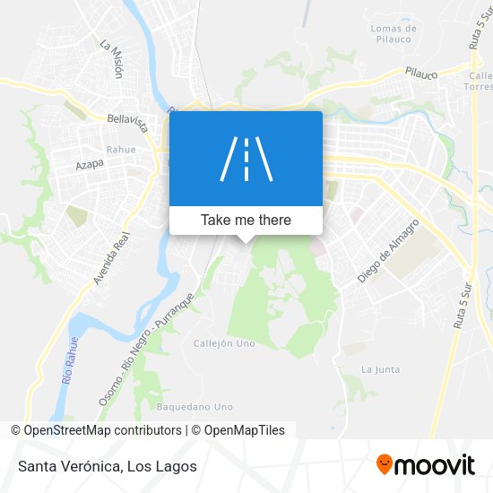 Santa Verónica map