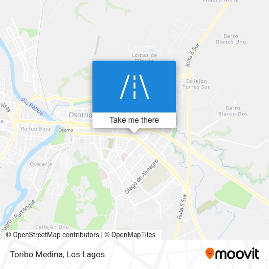Mapa de Toribo Medina