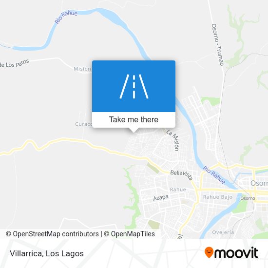 Mapa de Villarrica