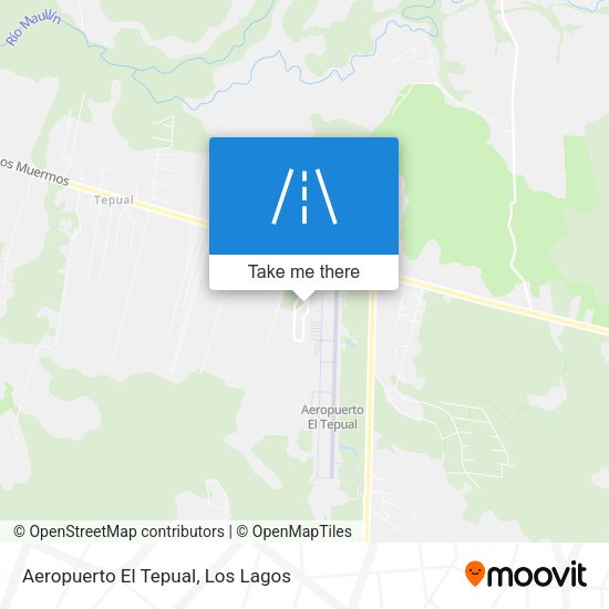 Aeropuerto El Tepual map