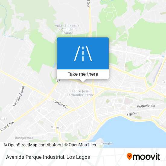 Avenida Parque Industrial map
