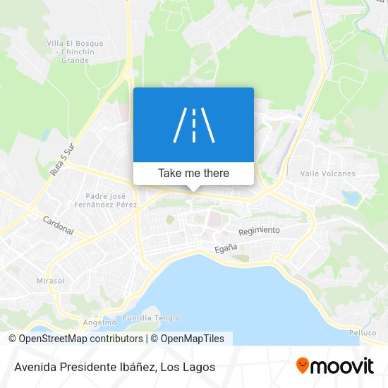 Avenida Presidente Ibáñez map