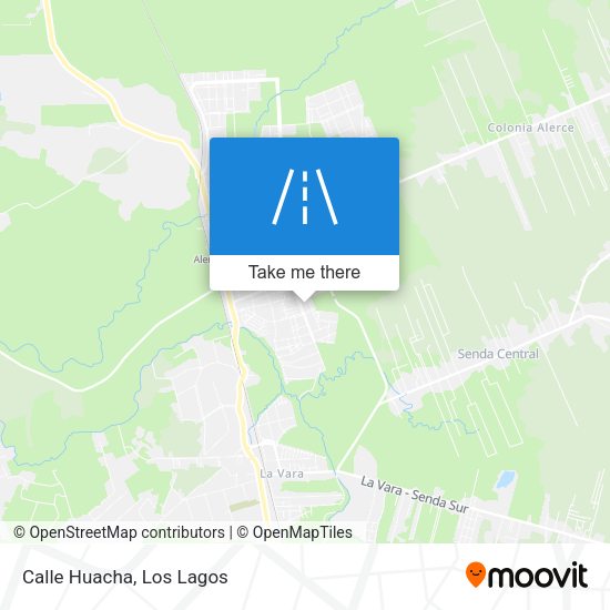 Mapa de Calle Huacha