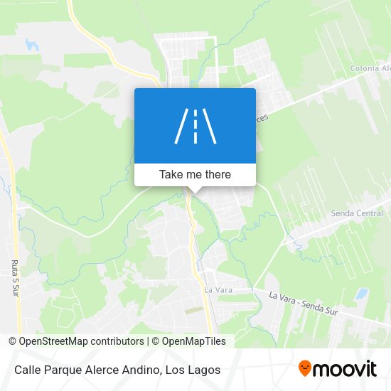 Calle Parque Alerce Andino map