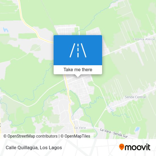 Calle Quillagüa map
