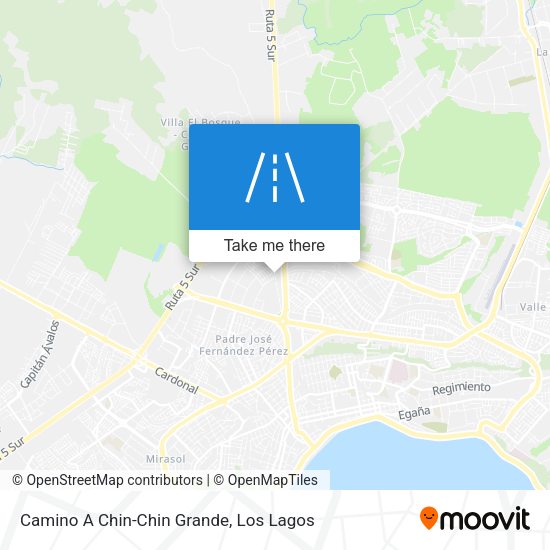 Camino A Chin-Chin Grande map