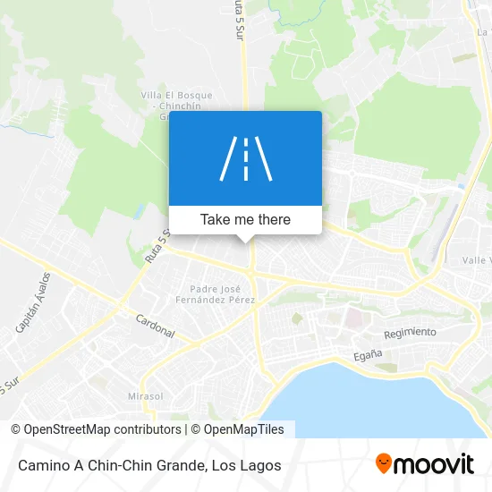 Camino A Chin-Chin Grande map