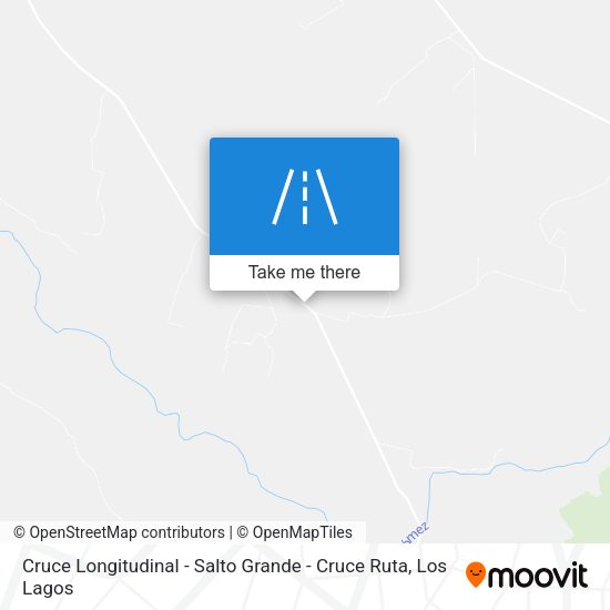 Cruce Longitudinal - Salto Grande - Cruce Ruta map