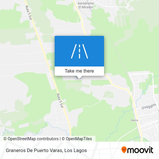 Graneros De Puerto Varas map