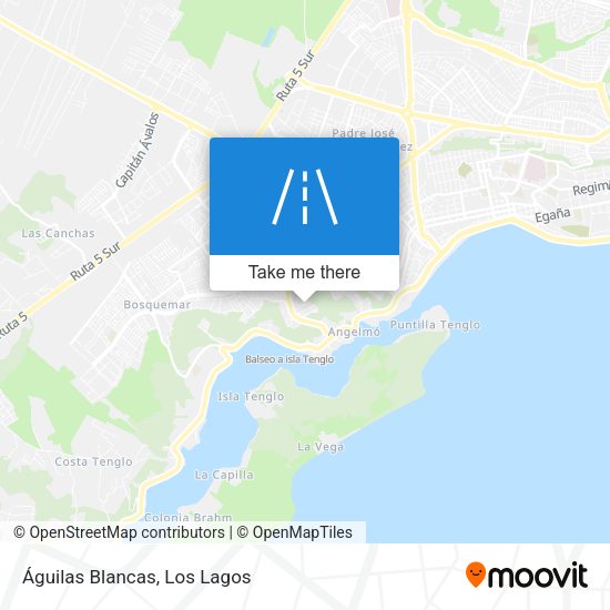 Águilas Blancas map