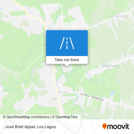 José Brait Appel map