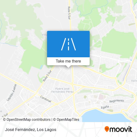 José Fernández map