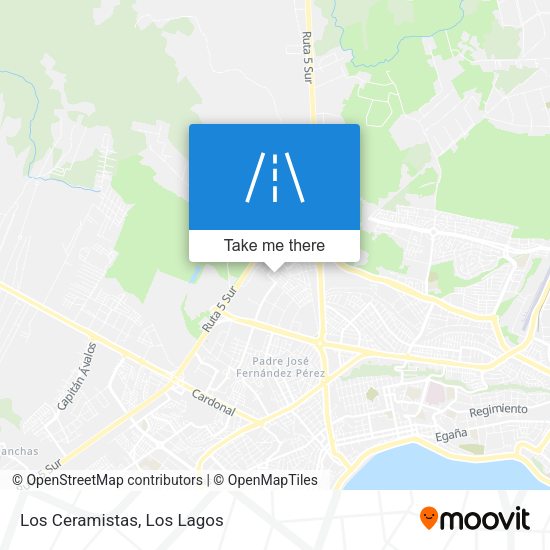 Mapa de Los Ceramistas