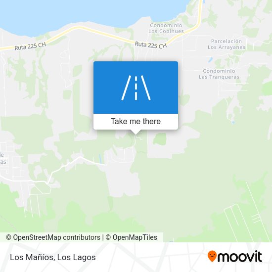 Mapa de Los Mañíos