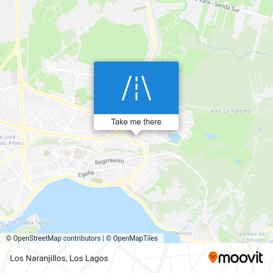 Mapa de Los Naranjillos