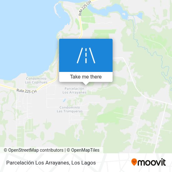 Parcelación Los Arrayanes map