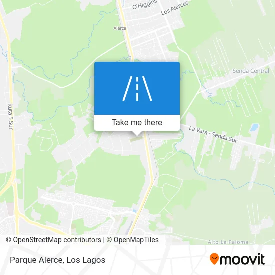 Mapa de Parque Alerce