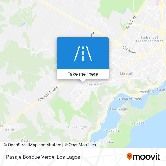 Pasaje Bosque Verde map