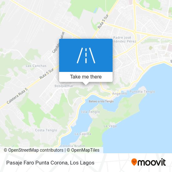 Pasaje Faro Punta Corona map