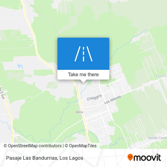 Mapa de Pasaje Las Bandurrias