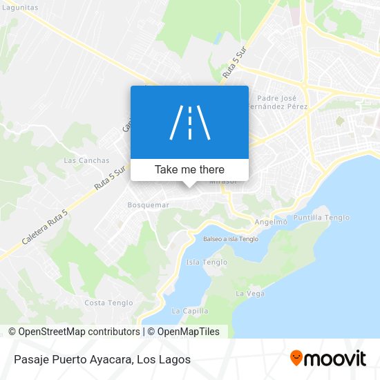 Pasaje Puerto Ayacara map