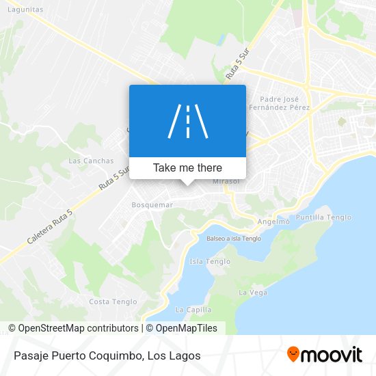 Pasaje Puerto Coquimbo map