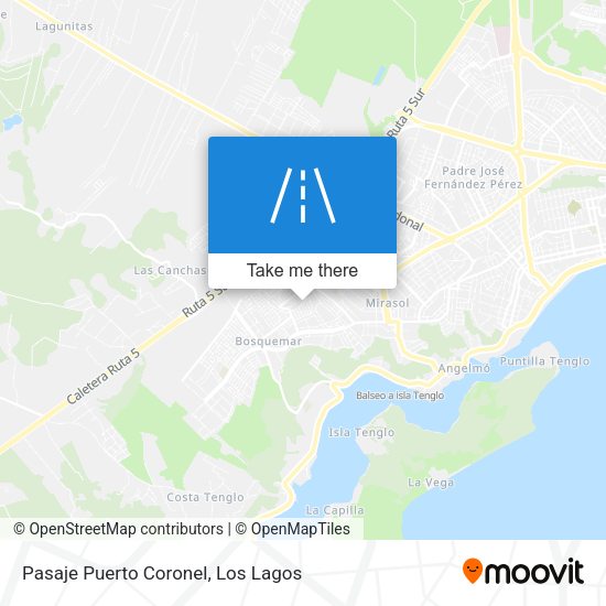 Pasaje Puerto Coronel map