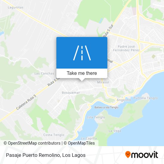 Pasaje Puerto Remolino map