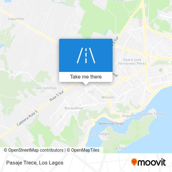 Mapa de Pasaje Trece