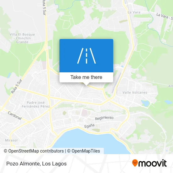 Pozo Almonte map