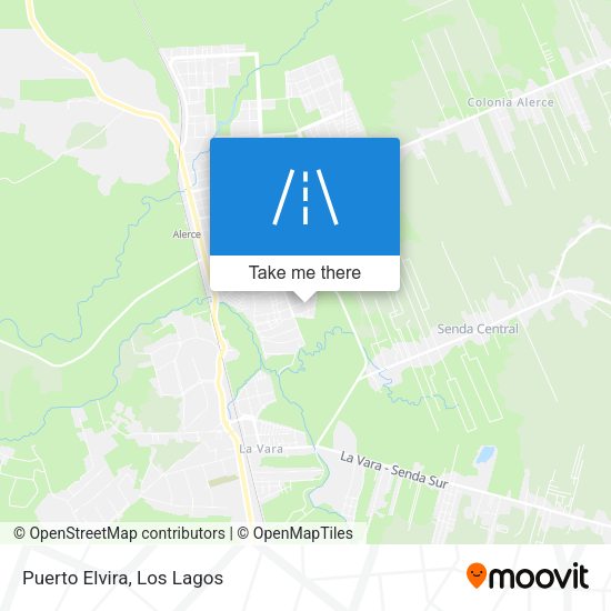 Mapa de Puerto Elvira