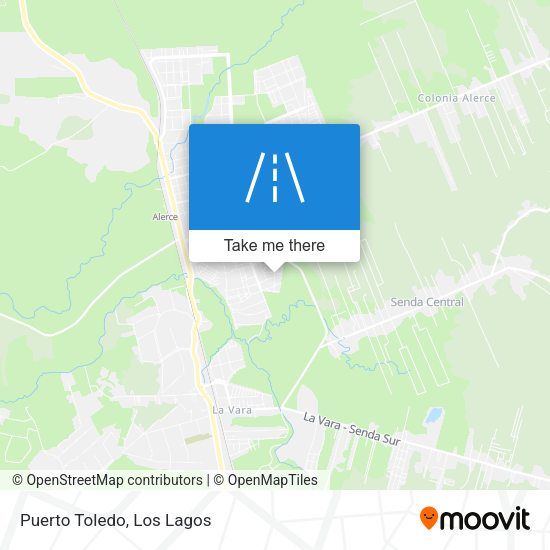 Mapa de Puerto Toledo