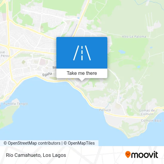 Río Camahueto map