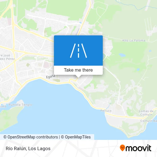 Río Ralún map
