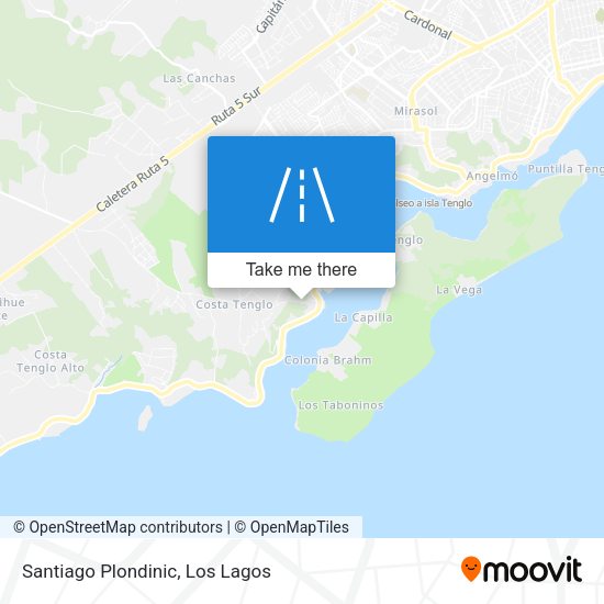 Mapa de Santiago Plondinic