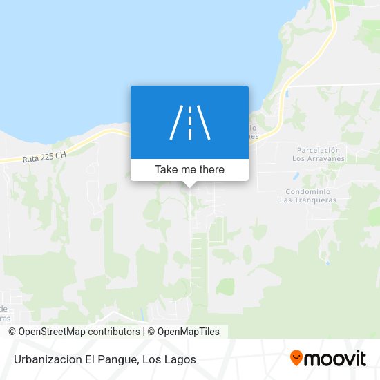 Urbanizacion El Pangue map