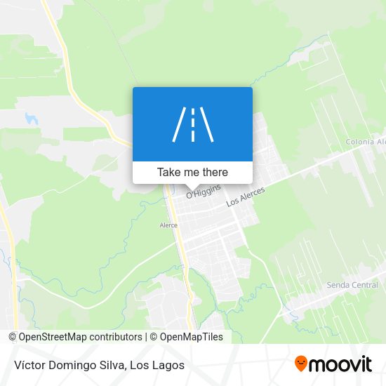 Víctor Domingo Silva map