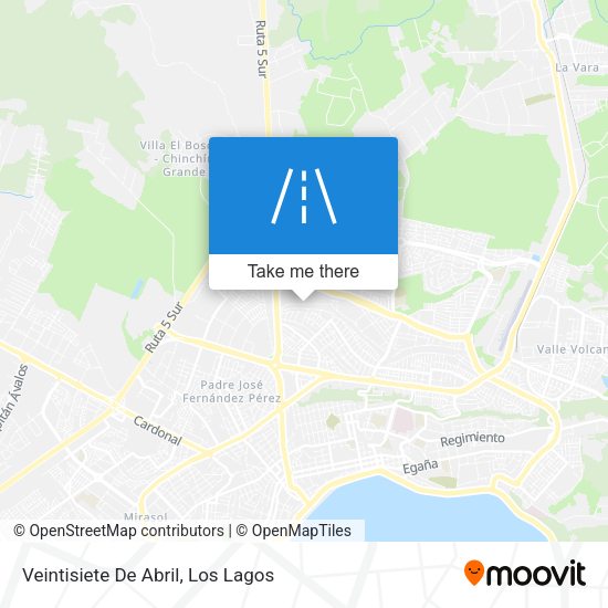 Mapa de Veintisiete De Abril