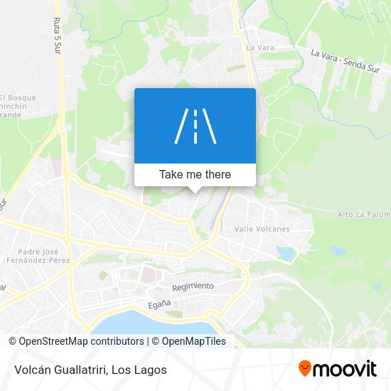 Volcán Guallatriri map