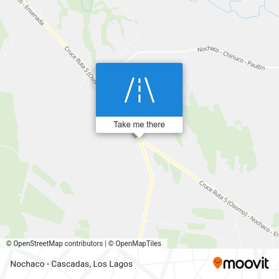 Mapa de Nochaco - Cascadas