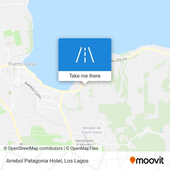Arrebol Patagonia Hotel map