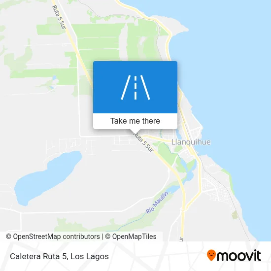 Caletera Ruta 5 map