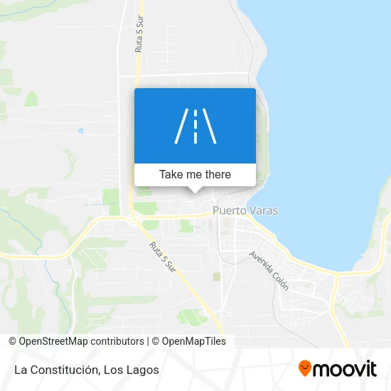 La Constitución map
