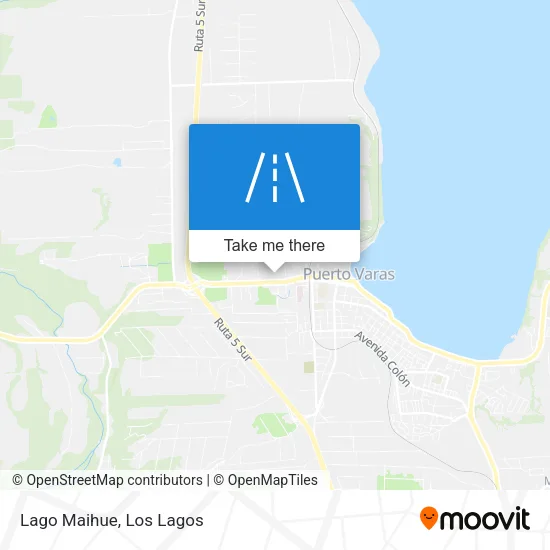 Mapa de Lago Maihue
