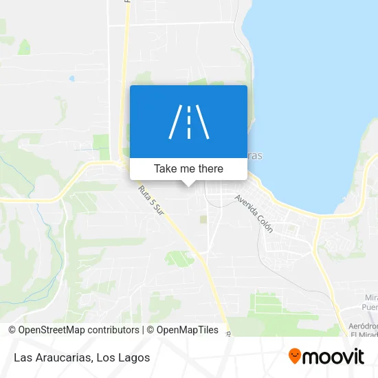 Las Araucarias map