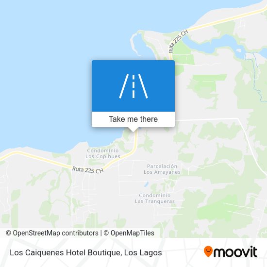 Los Caiquenes Hotel Boutique map
